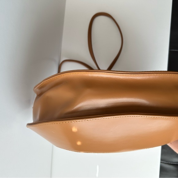 Tiffany and Fred Paris Leather Handbag Purse Brown Tan - Picture 8 of 16